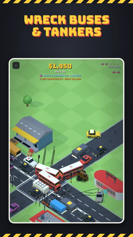 Buses caught in the crash
